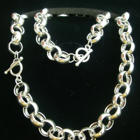 Silversmycke halsband
