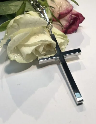 Silversmycke med naturmotiv